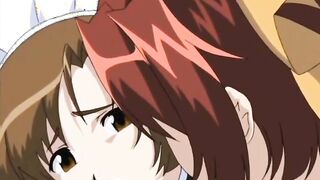 Anime lesbians licking in sixtynine