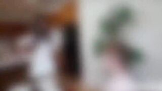 Flirty Stepmom India fucks big cock in at home for some threesome