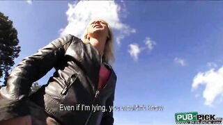 Blonde eurobabe Tonya fucked and jizzed