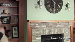 Redhead sub gets wet pussy banged