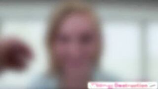 Sweet Ella gets laid at the massage table with dudes huge cock 