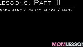 Cute Alessandra getting a fuck lesson from her step mother