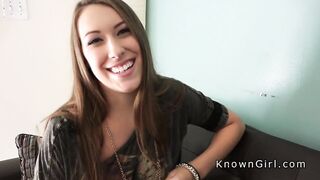 Busty amateur with big booty banging pov