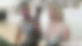 Hot MILF Julias first time threesome sex with Chloes tight pussy and bfs cock