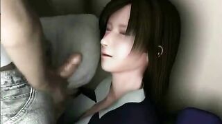 Animated naughty dildo fucking