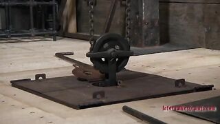 Opening up beauty's pussy lips