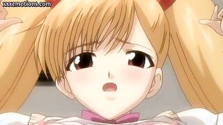 Animated teenie doll mouth fucked