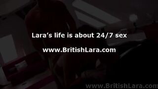 Mature British lady in stockings fucked hard by younger guy