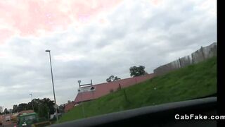 French amateur fucks fake taxi driver