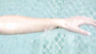 outdoor brunett making perfect job