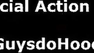 Straight black guy sucks gay cock for money