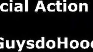 Straight black guy assfucked by white gay for money