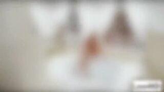 Horny Jessie gets her pussy pounded at the pool side boyfriends huge dick