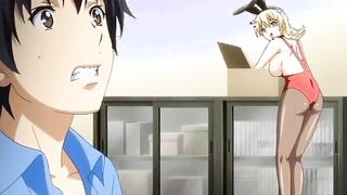 Anime bitch covered in sperm