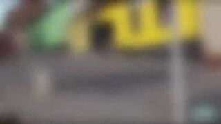 Beautiful Charlotte gets an outdoor fuck by a total strangers huge snd stiff cock