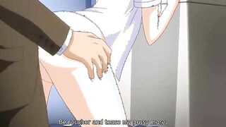 Cutie hentai nymphet sucking