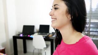 Hot asian chick endures banging