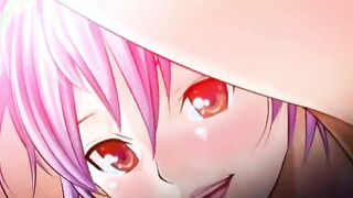 Animated with glasses licking sperm