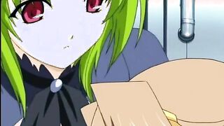 Horny hentai schoolgirl gets toyed