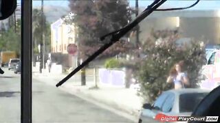 Maddy O Reilly takes dick in public bus