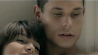 subtle babe Brooklyn loving on a sofa