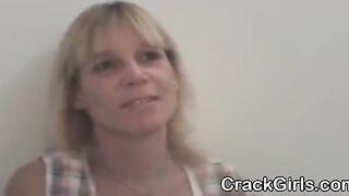 Shameless Blonde Street Whore Sucking Dick Point Of View