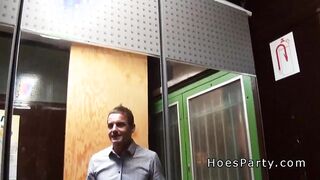 Two Euro amateurs foursome party