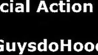 Straight black guy takes cock in the ass for money