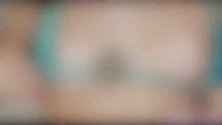 Hot and horny girlfriend gives a sloppy blowjob and pounded by a big cock