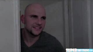 Sexy blonde Moriah Tyler gets fucked by her homegirls brother