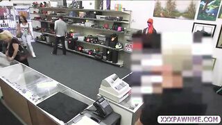 Big boobs latina pawns her body for cash