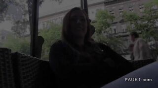 Big booty British babe banged on casting