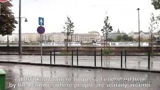 Hungarian babe from the street fucked