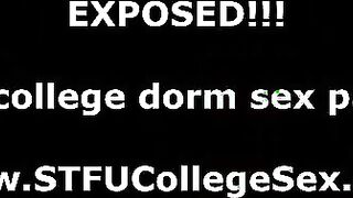 Pretty blonde teen sucks and fucks a guy at party