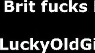 Older British guy fucks babe in lingerie