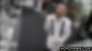 Hairy new guy sells his stuff and gets anal fucked in the shop