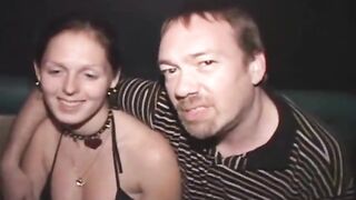 Wild public gangbang in porn theater