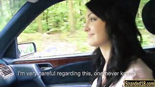 Belle Claire fucked and jizzed on ass