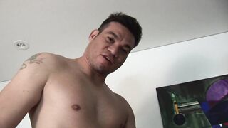 Excited gal jumps on a hard cock