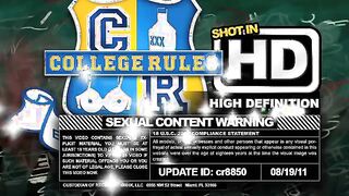 Babe gets jizz in mouth