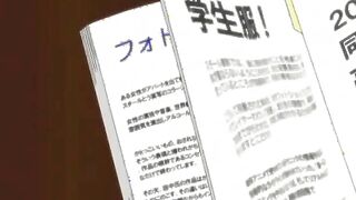 Stunning hentai blonde rubs dick