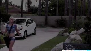 Petite beautiful Dani Desire gets fucked by Richie in his house