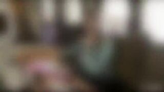 Big booty and tattooed baer mentor by flashing her tits and she gets fucked