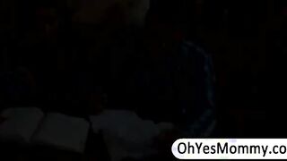 MILF India makes out with teen Eva and leads her in threesome