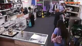 Desperate chick selling her old teapot and got pounded