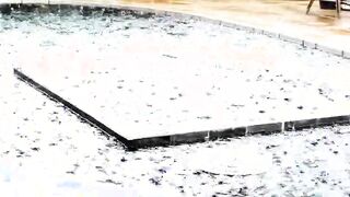 Brunette babe loving great erotica riding it on vacation