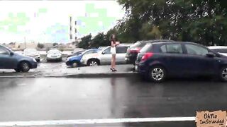 Taissia gets picked up and her ass probed by a hard meaty dick