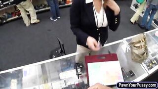 Business lady got fucked to earn money for her plane ticket