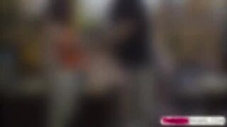 Petite white babe Jenny fucked hard in the shop