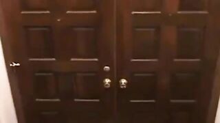 Super cute delivered pizza and pussy